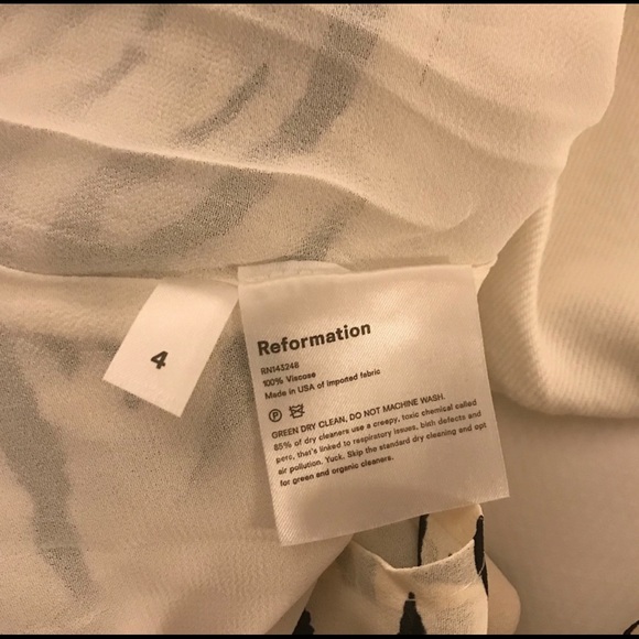 Reformation Zebra Print Nectarine Midi Sundress - Picture 7 of 7